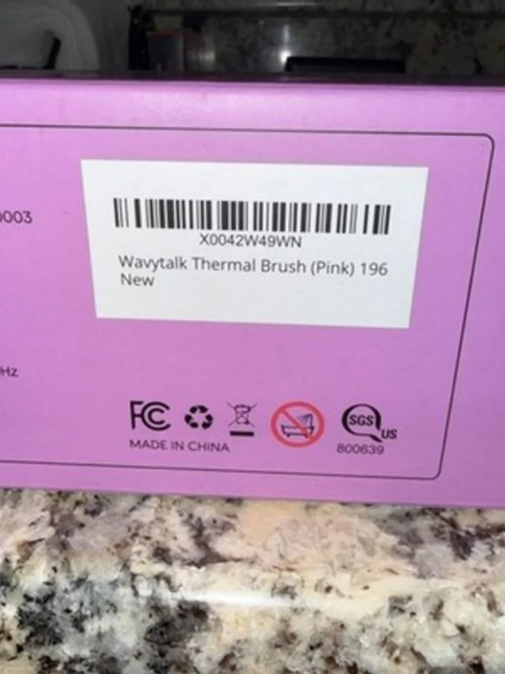 Wavytalk Blowout Boost Hot Air Brush Ionic Technology Pink 68W MPN 196